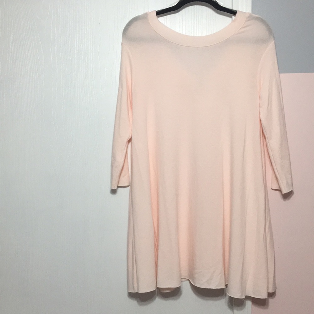 NEW Pink 3/4 Sleeve Tunic